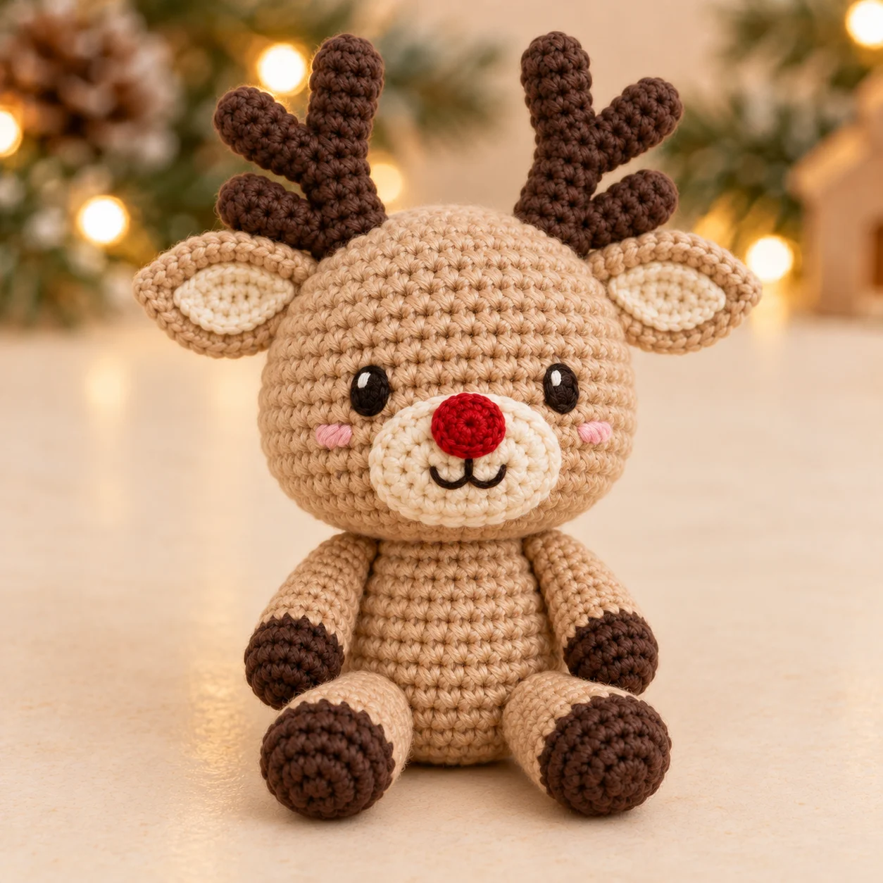 Assemble and embroider the reindeer